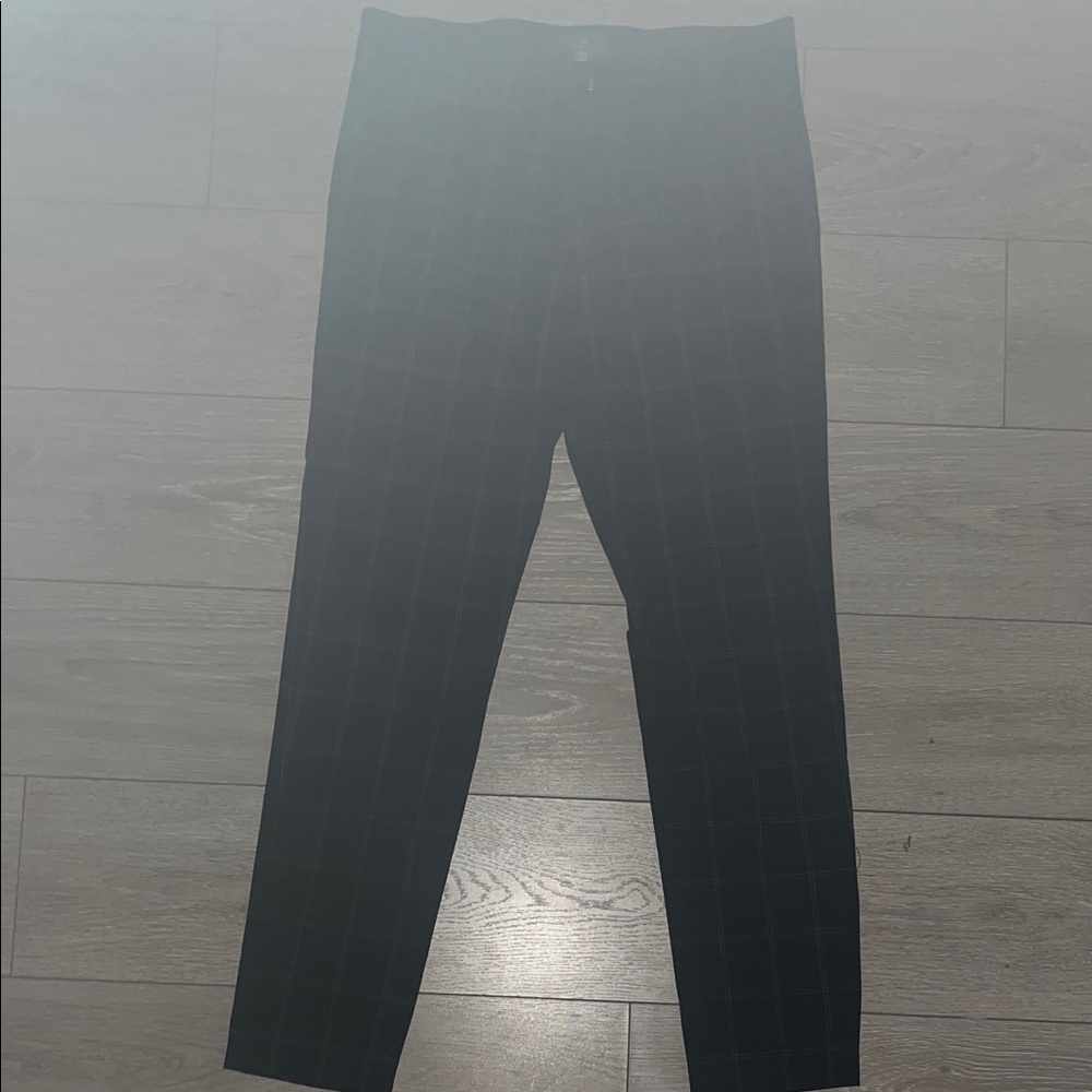 H&M Men's Black Plaid Dress Pants